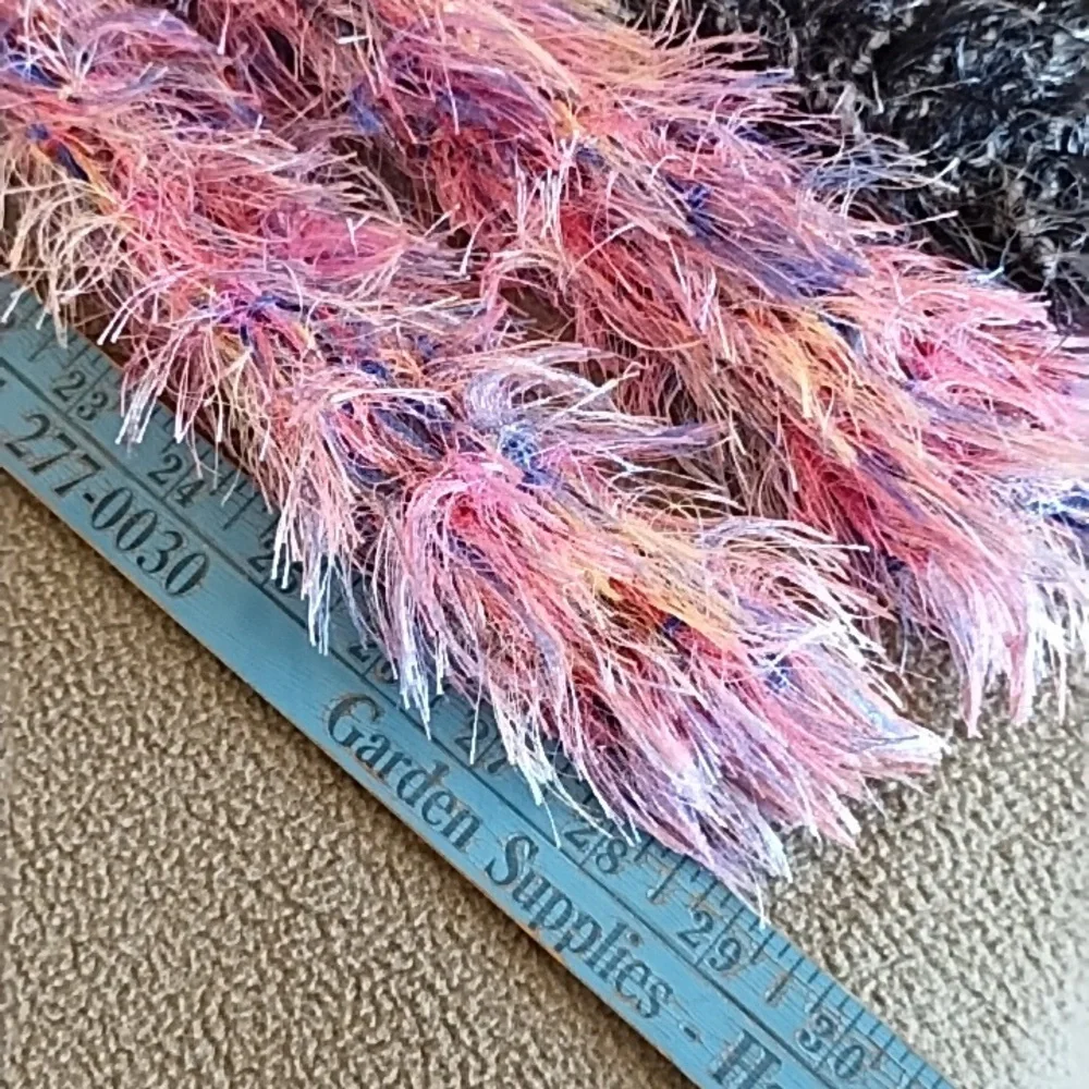 Handmade eyelash knit